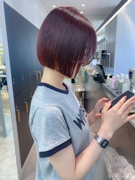 ロンドクロエ 横浜(Lond Chloe) メルティカラー似合わせカットウェーブミディアム縮毛矯正ボブ