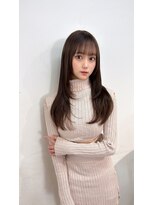 ユーフォリア 渋谷グランデ(Euphoria SHIBUYA GRANDE)&nbsp;レイヤーカット　韓国ヘア　マロンブラウン　透明感カラーYUKI