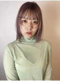 20代30代40代グレージュカラーイルミナカラー透明感ナチュラル