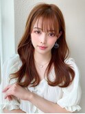 【OPEN】小顔前髪あり後れ毛サイドバングメルティカラー