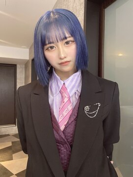 ジーナ 名駅(XENA.) 《XENA/YURI２》モード／ハイトーン／派手髪／青髪