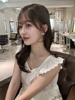 フォルテ 表参道店(FORTE)&nbsp;くびれヘア/アプリコットオレンジ/ハイライトカラー