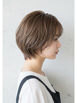 インスヘアー 京都四条大宮店(INCE HAIR)&nbsp;くびれショートボブ×ミルクティーベージュ