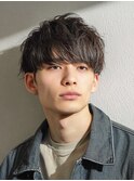 MEN'S HAIR/ブルーブラック/フェザーパーマ/千葉駅
