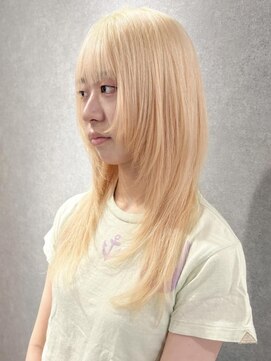 ノブレス(NOBLESSE) 抜きっぱなしブロンド×ハッシュカット