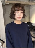 【sayaca】ボブパーマニュアンスパーマ顔周り