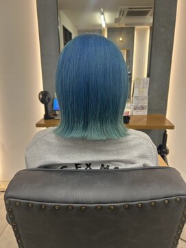 ギルド 清瀬店(GUILD) 個性を楽しむブルーグラデーションカラー