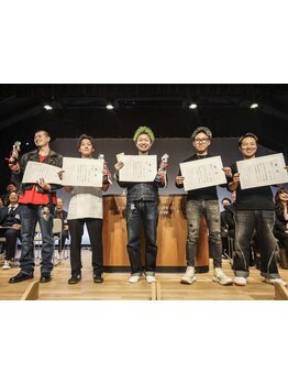 コンテスト2025年サロンstyle部門優勝[心斎橋/眉毛/メンズカット/メンズパーマ/men's/学割U24]<理容室>