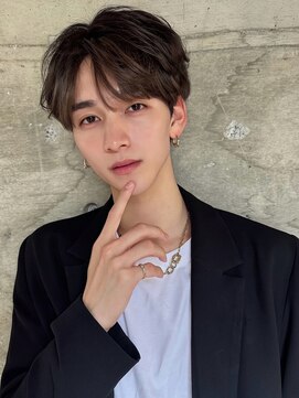 サイン メンズ 渋谷(SIGN men's) フェザーパーマダウンパーマニュアンスパーマセンターパート