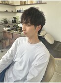 立体感 ツイスパ マッシュ ウルフ/メンズ/メンズパーマ/パーマ