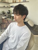 シラス(SiLasu)&nbsp;立体感 ツイスパ マッシュ ウルフ/メンズ/メンズパーマ/パーマ