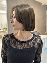 サンド 池袋 2nd(sand)&nbsp;ハンサムボブ/透明感カラー/オリーブグレージュ
