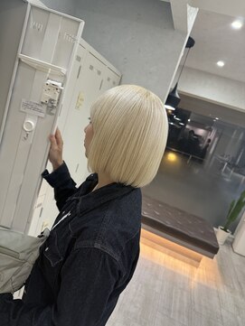 コール ネックス ザ サロン 表参道(COALL nex the salon) 【福島＃21】ブロンドハイトーンボブ 表参道 韓国