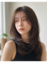 ラファンジュ ヘアー クレオ(Rohange hair Creo)&nbsp;チョコレートブラウン/シアーカラー/透明感/レイヤーカット
