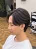 人気NO：３【FIRST】曲がる縮毛矯正×センターパート￥16000(襟足なし）
