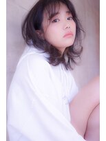 ミラレスカ 栄(MIRA RESCA)&nbsp;大人可愛いシースルーバングのレイヤーボブ byウラタニ