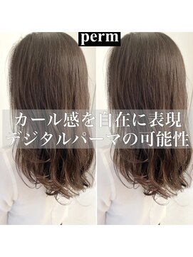 チョビー 銀座(chobii) チョビー銀座桜井デジタルパーマデジパコテ巻き風パーマ