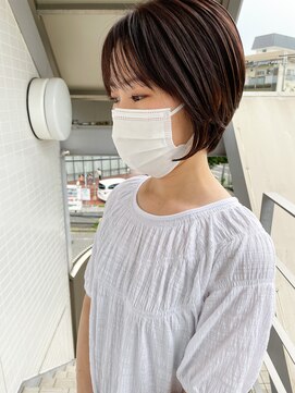 オーシャン(Ocean) ［OCEAN　Hair&Life]くびれショート/ラベンダーグレージュ