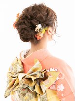 オートル 綱島店(AUTRE by FUGA hair)&nbsp;成人式カールアップ×ドライフラワー