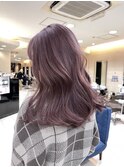 ラベンダーベージュハイトーンカラーイルミナカラー池袋2278