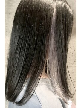 グランアージュ 錦糸町(grandage) ブリーチxインナーカラー/アッシュブラックxホワイトカラーa