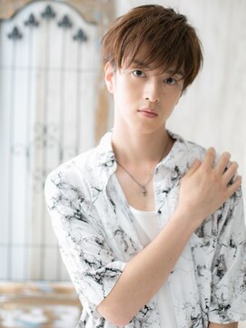 メンズヘア ビーセカンド 草加店(MENS HAIR B-2) オシャレな透明感ハイライトカラー束感ショートQ