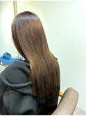 ツヤツヤストレートロングヘア