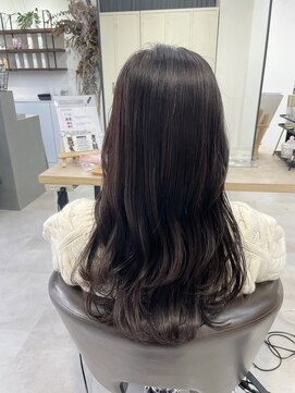 ベルム(Belme) ★くびレイヤー韓国風巻き髪ダークアッシュグレージュカラー