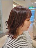 インナーカラー×ウルフスタイル