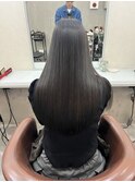 髪質改善カラー×グレージュ