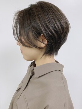 モリオフロムロンドン 原宿本店(morio from London) 【morio原宿】大人 ショート グレージュカラー