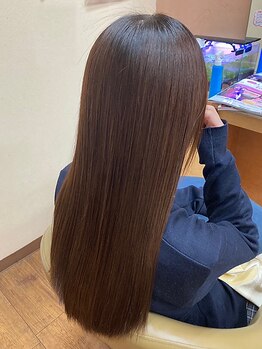 すぺーす ぷれぜんつの写真/施術後の仕上がりに驚き◎ベテランstylistがあなたにあった施術をご提案!世界特許トリートメントはここだけ