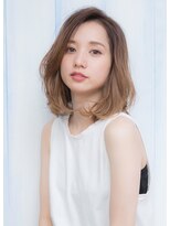 ロット 横浜(lot)&nbsp;夏アプリコットオレンジ×レイヤーミディアム×パーマ[横浜駅]