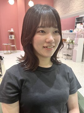 モア 岡崎(more) stylist大山【クビレぷつんボブ】顔周りのデザインも◎