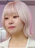 Whitepink [新宿駅/美髪/ピンクブラウン]