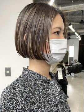 キラ 渋谷(KILLA) コントラストハイライト/レイヤーカット/セミディ/シアーカラー