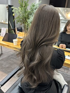 ヴェルダ 池袋店(verda) ブリーチなしダブルカラー　グレージュ　Riko