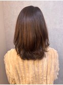 大人の色気溢れるレイヤーカット×春の髪質改善艶カラー#2
