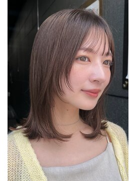 ガーデン 銀座(GARDEN) 顔まわりレイヤー/イメチェン/美髪/外ハネボブ/ワイドバング