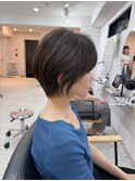 骨格に合わせたショート×カラー