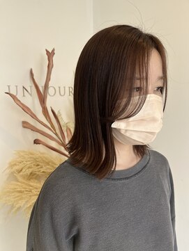 アンジュール 顔まわりニュアンス