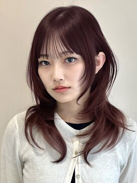 ライン(LINE) 韓国風/レイヤー/小顔/前髪カット/ハッシュカット