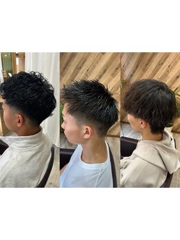 リピーター多数◎計算されたmen'sカットやパーマ技術でスタイリングがしやすい！忙しい朝のセットも楽に。