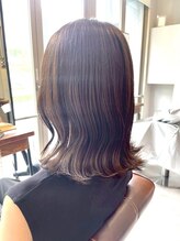 アピューズ ヘアー 芦屋(Apiuz Hair) くびれミディ/韓国風/モカベージュ/シークレットハイ