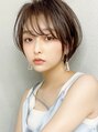 アフロート トウキョウ(AFLOAT TOKYO) 大人世代のひし形ショートボブ。前髪あり、前髪長め、どちらでも