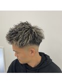 メッシュ×ツイスパジェットモヒカン