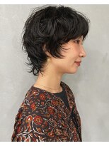 ウェイビーズ(WAVY'S)&nbsp;short perm ×black