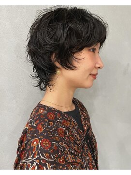 ウェイビーズ(WAVY'S) short perm ×black