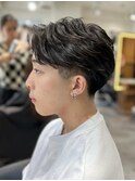 men's/メンズ曲がる縮毛矯正/ニュアンスパーマ/黒染め/原宿