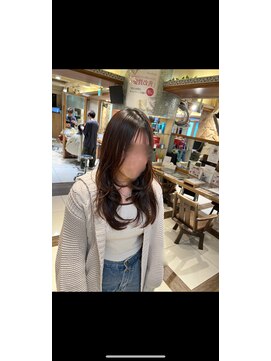 ヘアリゾートエーアイ 新宿西口店(hair resort Ai) 柔らか質感の韓国レイヤーミディアム